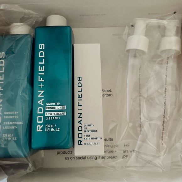 Rodan + Fields Smooth shampoo, conditioner and defrizz oil treatment - Picture 2 of 2